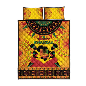 Afro-Americans Kwanzaa Quilt Bed Set African Pattern