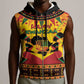 Afro-Americans Kwanzaa Sleeveless Zip Hoodie African Pattern - African Pride