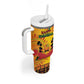 Afro-Americans Kwanzaa Tumbler With Handle African Pattern