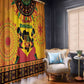 Afro-Americans Kwanzaa Window Curtain African Pattern