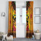 Afro-Americans Kwanzaa Window Curtain African Pattern