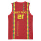 Custom Guinea Bissau Football Basketball Jersey Go Djurtus - African Pattern - African Pride