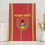Custom Guinea Bissau Football Canvas Wall Art Go Djurtus - African Pattern