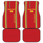 Custom Guinea Bissau Football Car Mats Go Djurtus - African Pattern