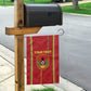 Custom Guinea Bissau Football Garden Flag Go Djurtus - African Pattern