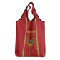 Custom Guinea Bissau Football Grocery Bag Go Djurtus - African Pattern