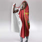 Custom Guinea Bissau Football Hooded Blanket Go Djurtus - African Pattern