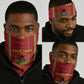 Custom Guinea Bissau Football Neck Gaiter Go Djurtus - African Pattern LT15