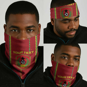Custom Guinea Bissau Football Neck Gaiter Go Djurtus - African Pattern LT15
