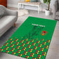 Custom Guinea Bissau Football Area Rug African Wild Dog - Go Djurtus