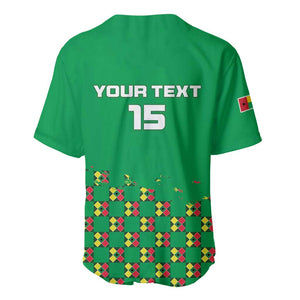 Custom Guinea Bissau Football Baseball Jersey African Wild Dog - Go Djurtus