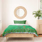 Custom Guinea Bissau Football Bedding Set African Wild Dog - Go Djurtus