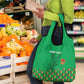 Custom Guinea Bissau Football Grocery Bag African Wild Dog - Go Djurtus