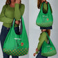 Custom Guinea Bissau Football Grocery Bag African Wild Dog - Go Djurtus
