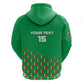 Custom Guinea Bissau Football Hoodie African Wild Dog - Go Djurtus