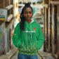 Custom Guinea Bissau Football Hoodie African Wild Dog - Go Djurtus