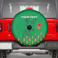 Custom Guinea Bissau Football Spare Tire Cover African Wild Dog - Go Djurtus