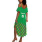 Custom Guinea Bissau Football Summer Maxi Dress African Wild Dog - Go Djurtus