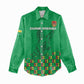 Custom Guinea Bissau Football Women Casual Shirt African Wild Dog - Go Djurtus LT15