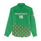Custom Guinea Bissau Football Women Casual Shirt African Wild Dog - Go Djurtus LT15