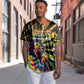 Afro-American Reggae Legend Bob Baseball Jersey One Love - Grunge Style