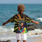 Afro-American Reggae Legend Bob Kid Hawaiian Shirt One Love - Grunge Style