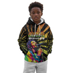 Afro-American Reggae Legend Bob Kid Hoodie One Love - Grunge Style