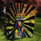 Afro-American Reggae Legend Bob Quilt One Love - Grunge Style