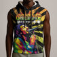 Afro-American Reggae Legend Bob Sleeveless Hoodie One Love - Grunge Style - African Pride