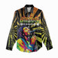 Afro-American Reggae Legend Bob Women Casual Shirt One Love - Grunge Style LT15
