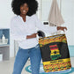Afro Ghana Football Laundry Basket Black Stars Never Fall - Kente Pattern - African Pride