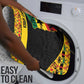 Afro Ghana Football Bathroom Set Black Stars Never Fall - Kente Pattern - African Pride