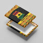 Afro Ghana Football Canvas Wall Art Black Stars Never Fall - Kente Pattern - African Pride