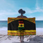 Afro Ghana Football Sarong Black Stars Never Fall - Kente Pattern - African Pride