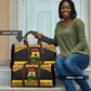 Afro Ghana Football Travel Bag Black Stars Never Fall - Kente Pattern - African Pride