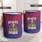 Afro-Haiti Football Laundry Basket 2026 Nou Retounen Anko - African Pride
