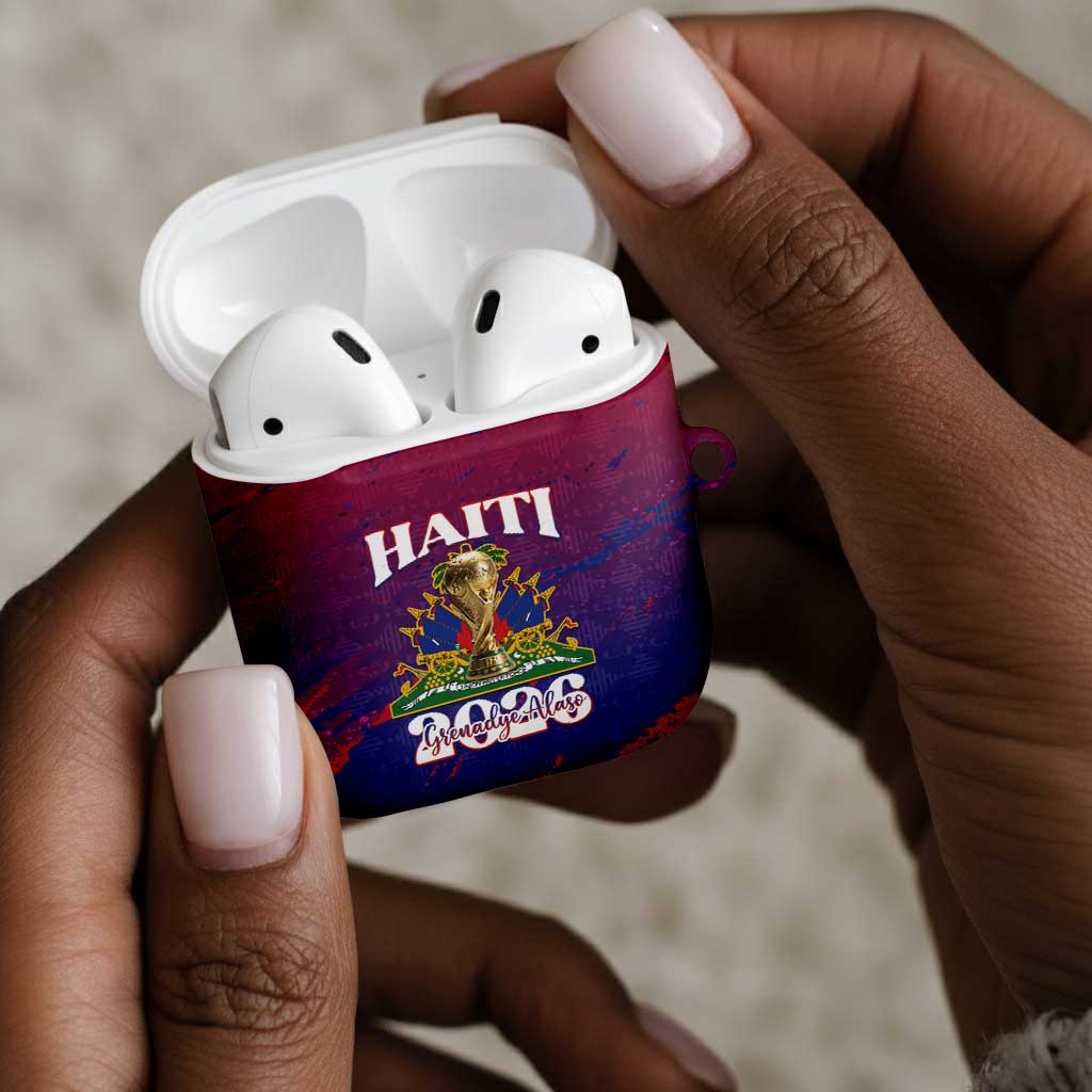 Afro-Haiti Football AirPods Case 2026 Nou Retounen Anko - African Pride