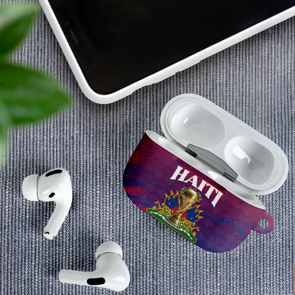 Afro-Haiti Football AirPods Case 2026 Nou Retounen Anko - African Pride