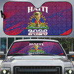 Afro-Haiti Football Auto Sun Shade 2026 Nou Retounen Anko - African Pride