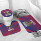 Afro-Haiti Football Bathroom Set 2026 Nou Retounen Anko - African Pride