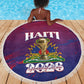 Afro-Haiti Football Beach Blanket 2026 Nou Retounen Anko - African Pride