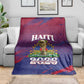 Afro-Haiti Football Blanket 2026 Nou Retounen Anko - African Pride