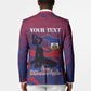 Personalized Afro-Haiti Football Blazer 2026 Nou Retounen Anko - African Pride