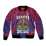 Personalized Afro-Haiti Football Bomber Jacket 2026 Nou Retounen Anko - African Pride