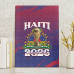 Afro-Haiti Football Canvas Wall Art 2026 Nou Retounen Anko - African Pride