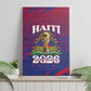 Afro-Haiti Football Canvas Wall Art 2026 Nou Retounen Anko - African Pride