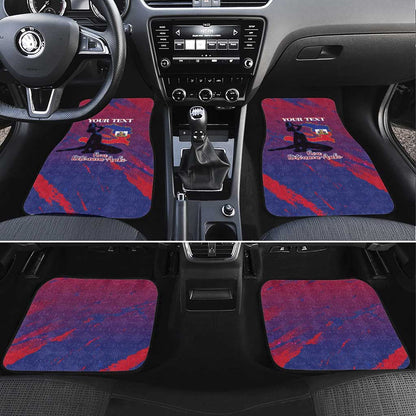 Personalized Afro-Haiti Football Car Mats 2026 Nou Retounen Anko - African Pride