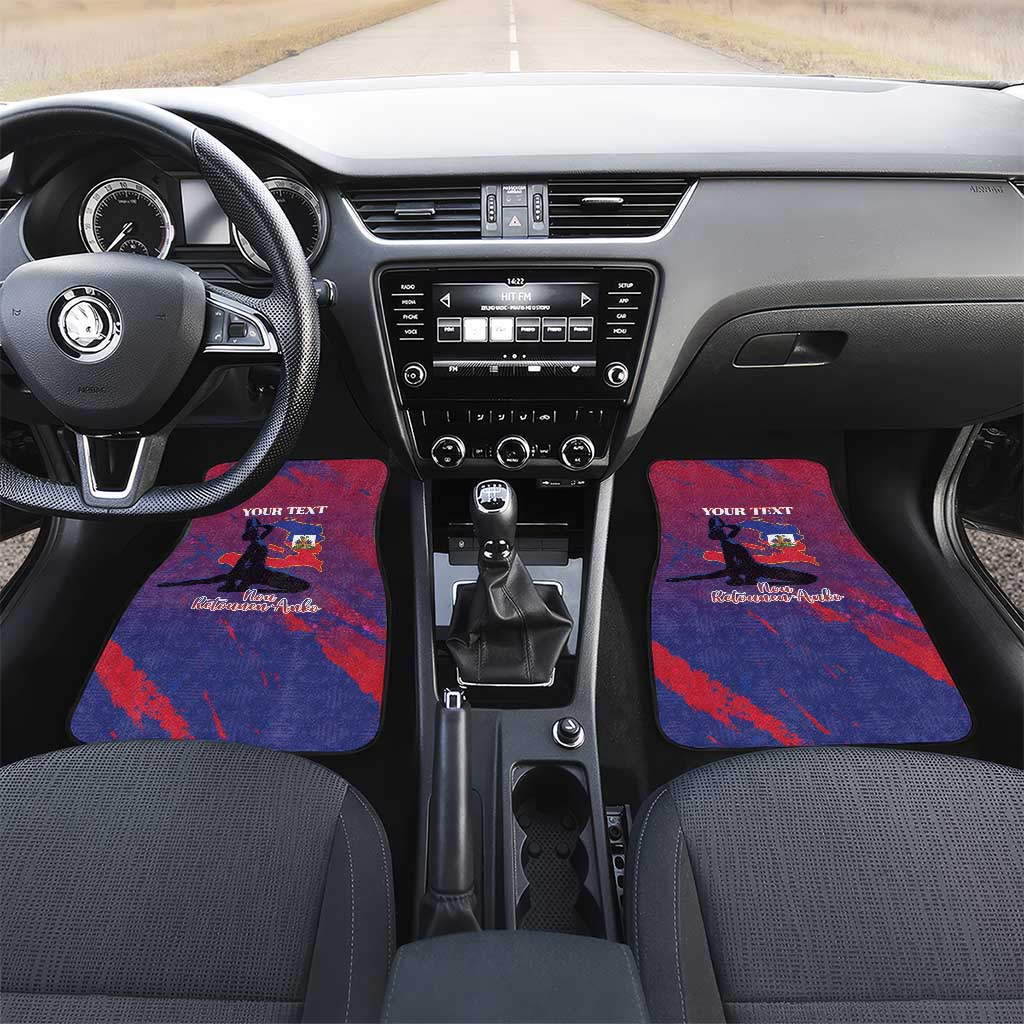 Personalized Afro-Haiti Football Car Mats 2026 Nou Retounen Anko - African Pride