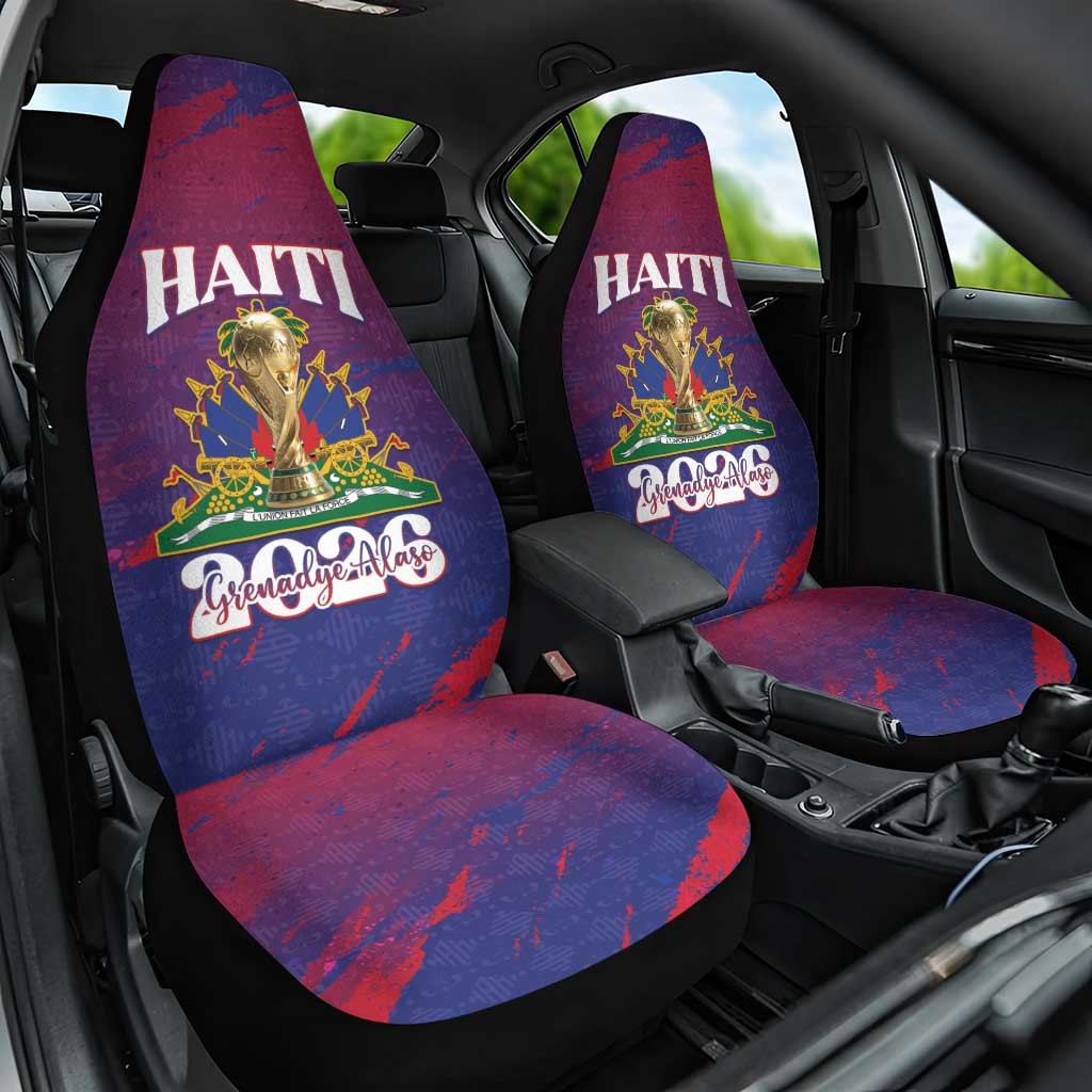 Afro-Haiti Football Car Seat Cover 2026 Nou Retounen Anko - African Pride