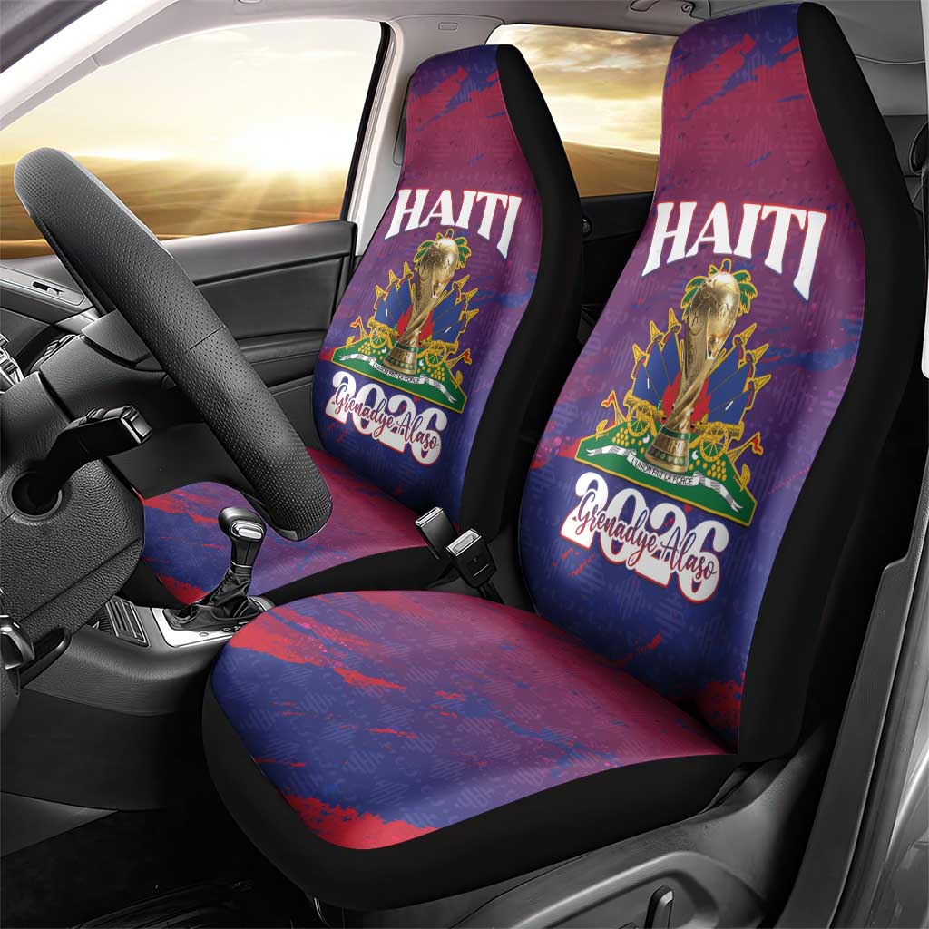 Afro-Haiti Football Car Seat Cover 2026 Nou Retounen Anko - African Pride
